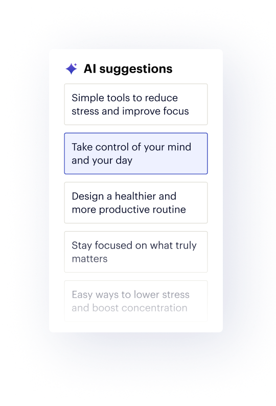 Build fast without tech expertise sidebar