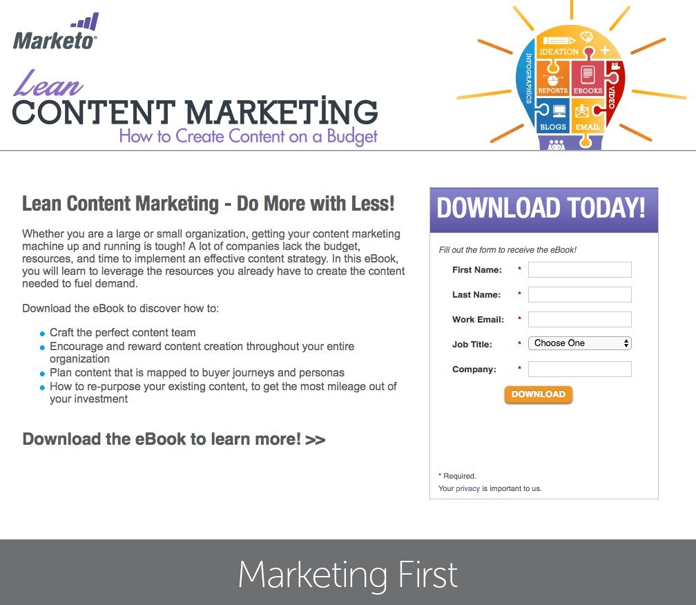 8 Ways Marketo Uses Landing Pages to Drive Leads and Sales