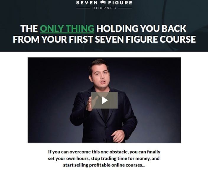 Derek Halpern Video post-click landing page Example