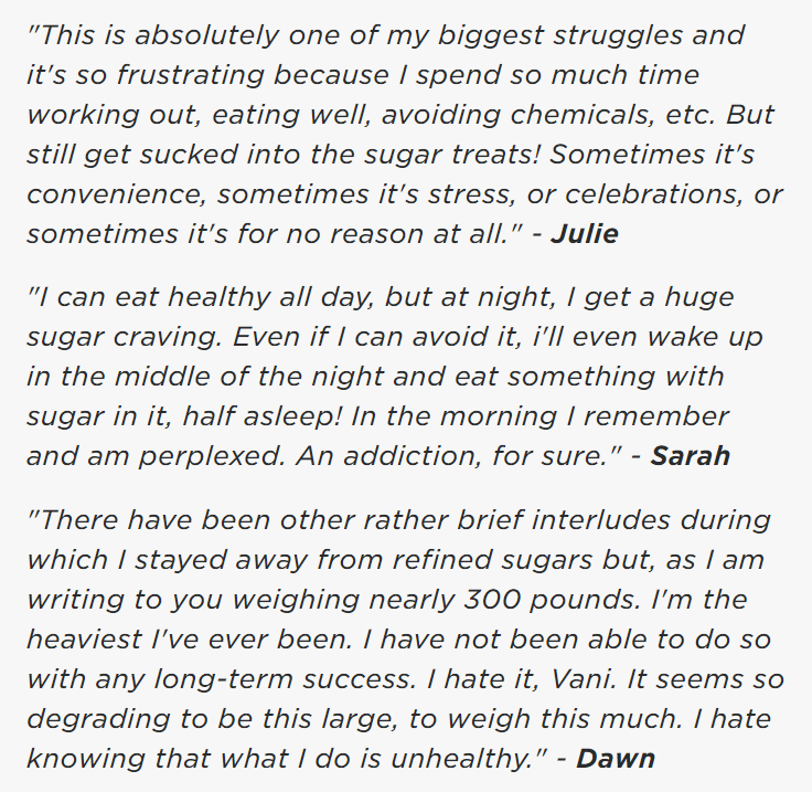 Food Babe Testimonial Bland on Details