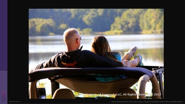 Example of a Hero Shot Image showing 2 people relaxing near a lake