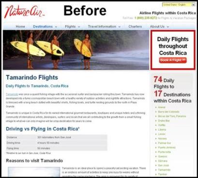 Nature Air CTA Example