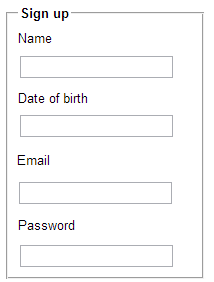 Form Showing Space Between Text and Form Fields
