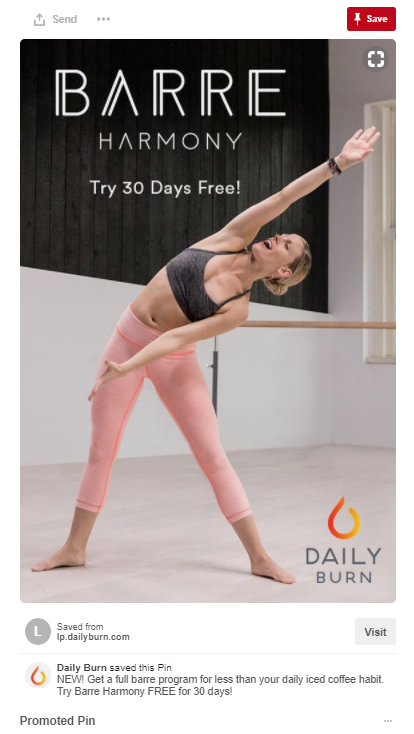 digital advertising channels Pinterest