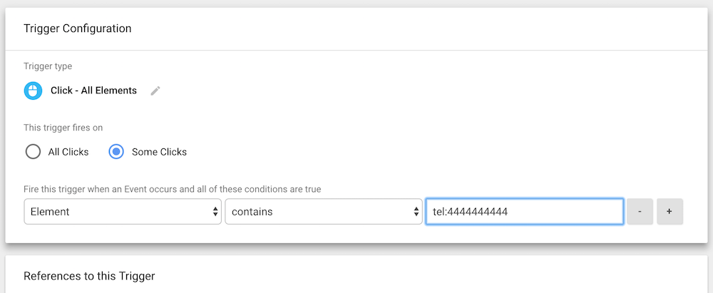 Google Tag Manager triggers click-to-call