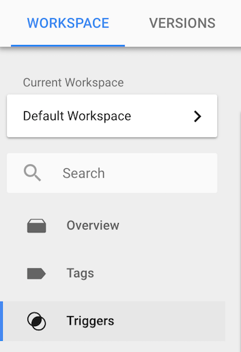 Google Tag Manager triggers create