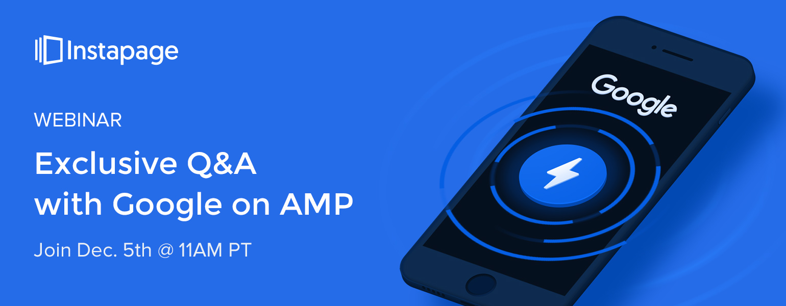 Google AMP design webinar